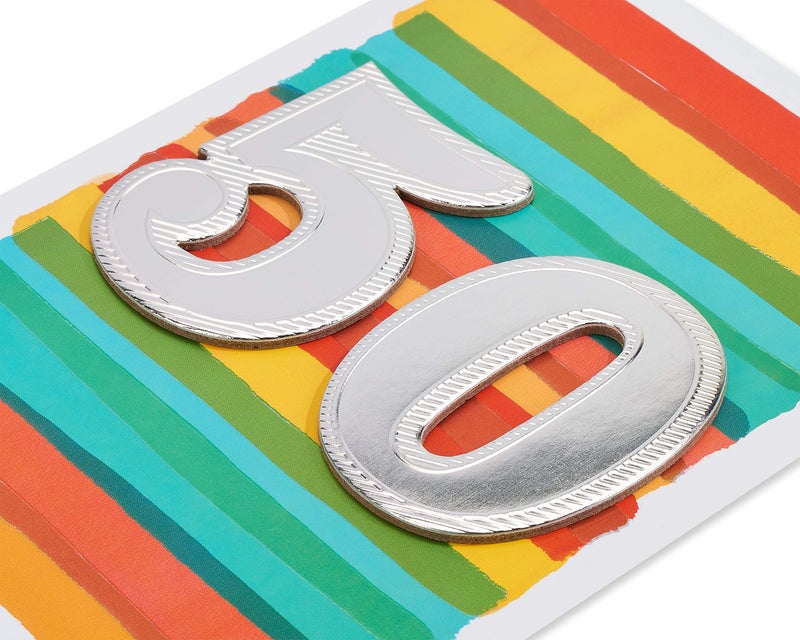 Papyrus 50th Birthday Card (New Beginnings) - Image 5